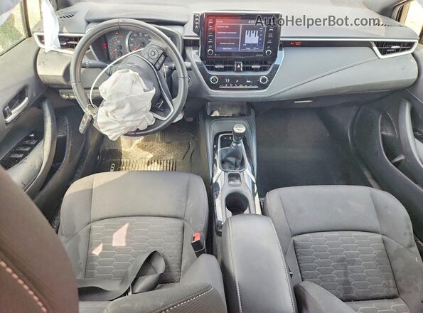 JTNB4MBE5M3120857 2021 TOYOTA COROLLA Silver Dashboard view