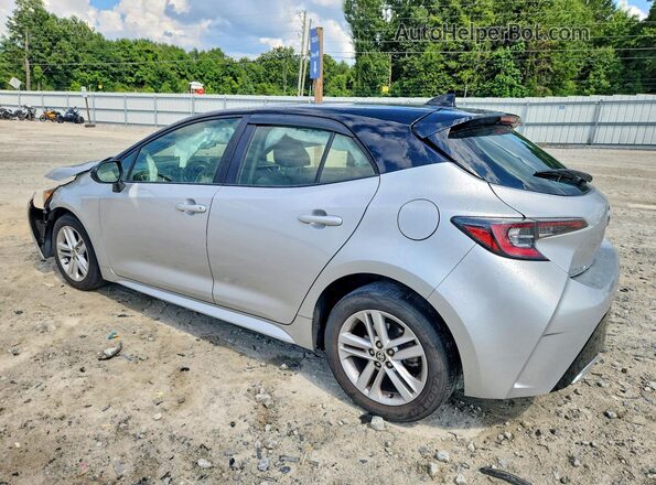 JTNB4MBE5M3120857 2021 TOYOTA COROLLA Silver Rear left