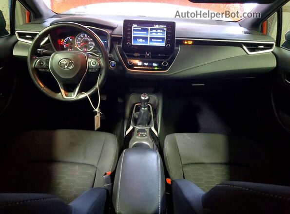 JTNB4RBE1L3098710 2020 TOYOTA COROLLA Orange წინა პანელის ხედი