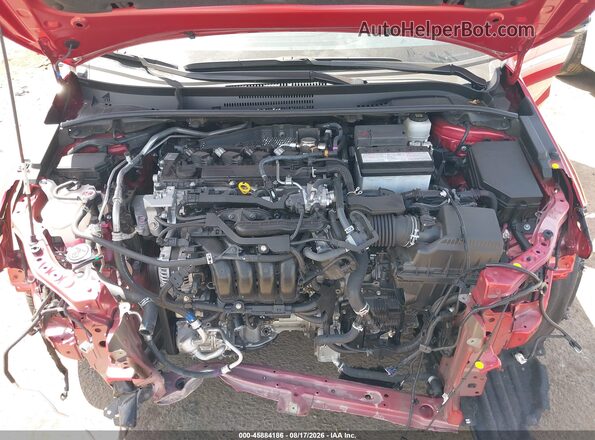 JTNC4MBE3S3235748 2025 TOYOTA COROLLA Red Rear view