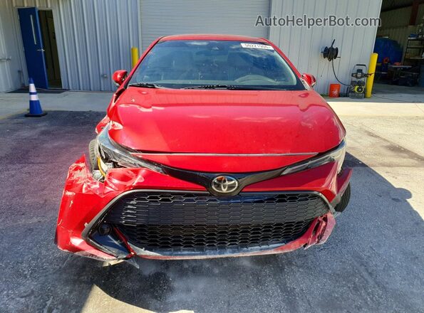JTND4MBE0N3157227 2022 TOYOTA COROLLA Red Front view