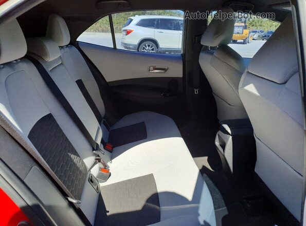 JTND4MBE0N3157227 2022 TOYOTA COROLLA Red Rear seats view