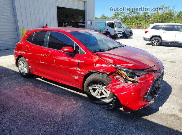 JTND4MBE0N3157227 2022 TOYOTA COROLLA Red Front right