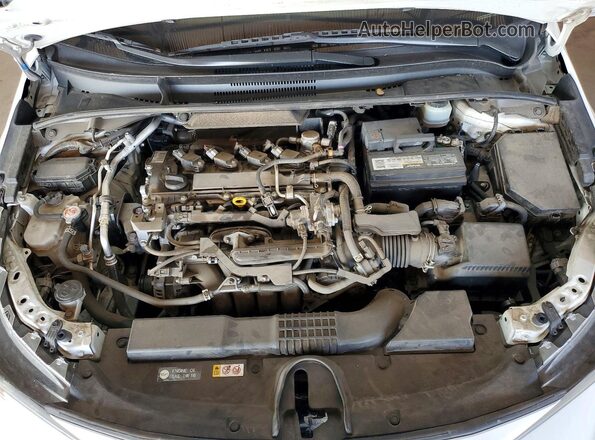 JTND4MBE2M3124261 2021 TOYOTA COROLLA White Սալոնի հետևի տեսք