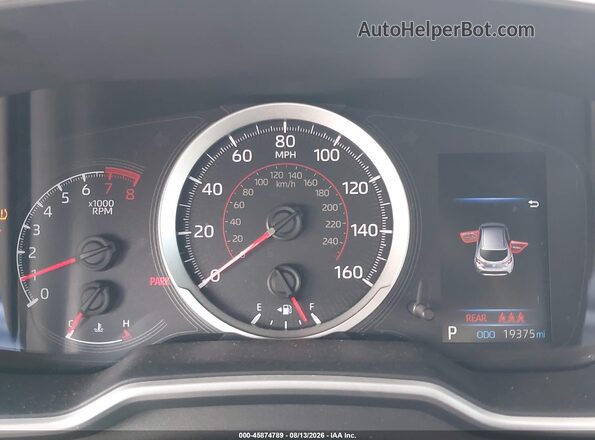 JTND4MBE2N3183165 2022 TOYOTA COROLLA Серый Вид задних сидений