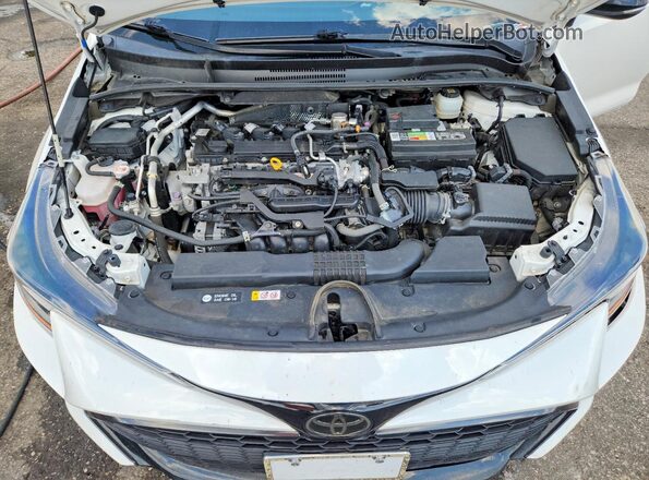 JTND4MBE3M3118954 2021 TOYOTA COROLLA White Սալոնի հետևի տեսք