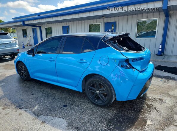 JTND4MBE3M3134202 2021 TOYOTA COROLLA Blue Rear left
