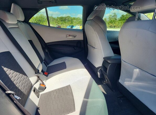 JTND4MBE3M3134202 2021 TOYOTA COROLLA Blue Rear seats view