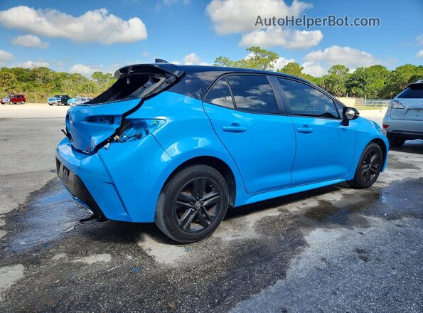 JTND4MBE3M3134202 2021 TOYOTA COROLLA Blue Rear right