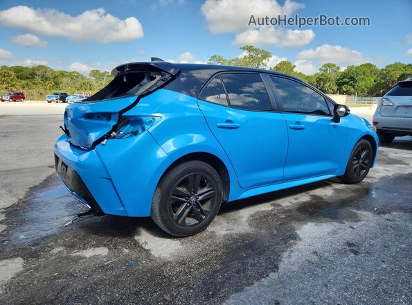 JTND4MBE3M3134202 2021 TOYOTA COROLLA Blue 360 interior view