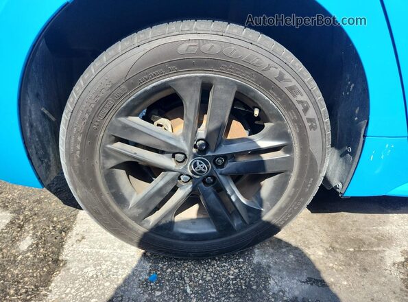 JTND4MBE3M3134202 2021 TOYOTA COROLLA Blue 