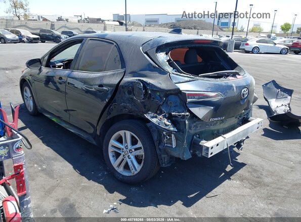 JTND4MBE4M3116727 2021 TOYOTA COROLLA Black Задня ліва чверть