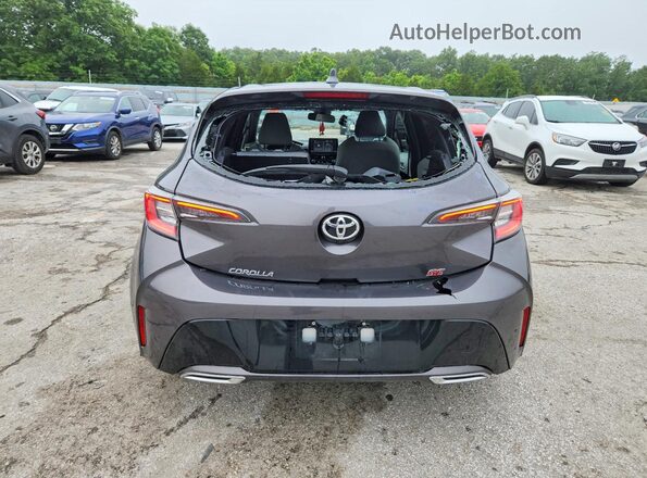 JTND4MBE4M3117375 2021 TOYOTA COROLLA Gray Vista trasera