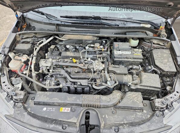 JTND4MBE4M3117375 2021 TOYOTA COROLLA Gray Vista del compartimento del motor