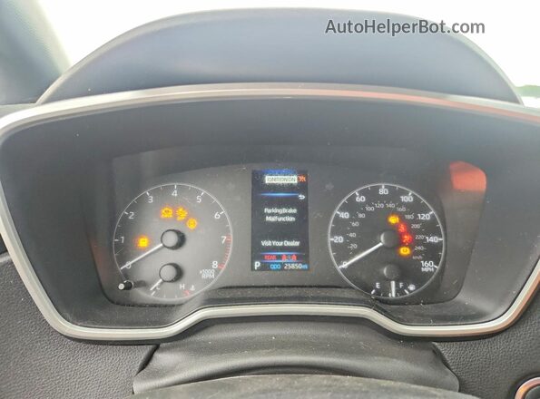 JTND4MBE4R3220870 2024 TOYOTA COROLLA White ხელსაწყოთა პანელის ხედი