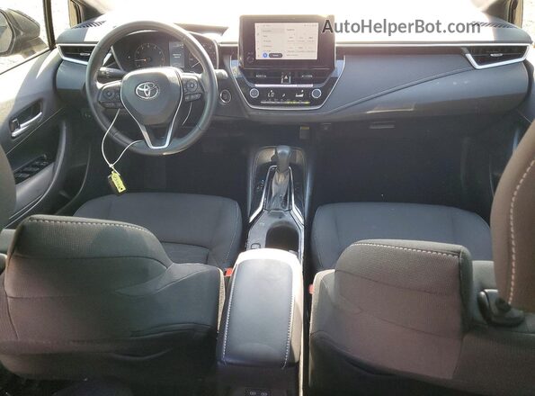 JTND4MBE5R3219467 2024 TOYOTA COROLLA Черный Вид панели приборов