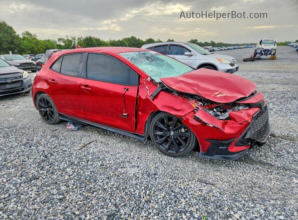 JTND4MBE6M3108659 2021 TOYOTA COROLLA Red Przód prawy