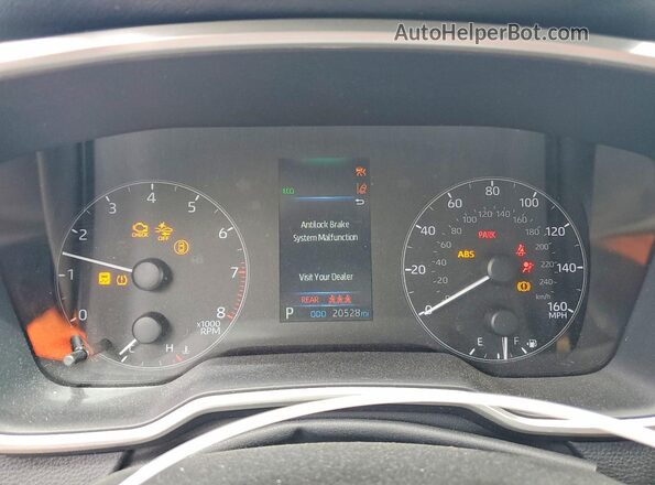 JTND4MBE6S3243833 2025 TOYOTA COROLLA Black Instrument cluster view