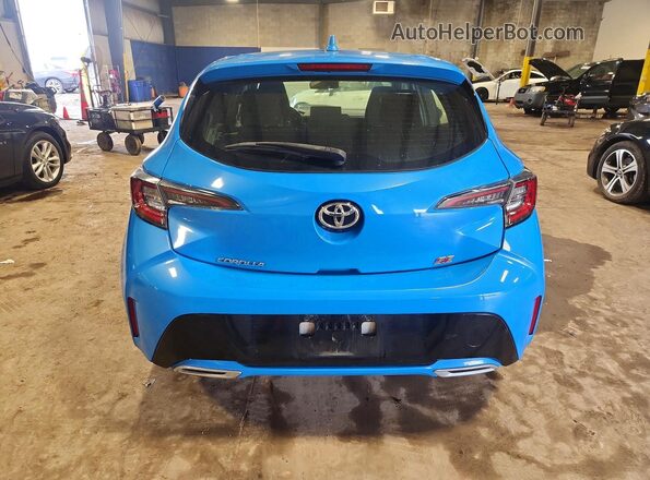 JTND4MBE7N3182304 2022 TOYOTA COROLLA Синий Вид сзади
