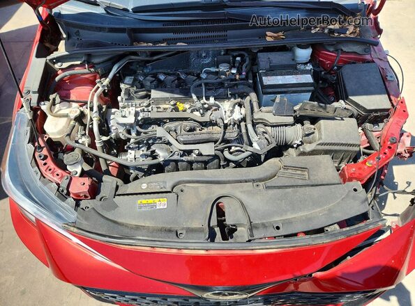 JTND4MBE7P3193340 2023 TOYOTA COROLLA Red Սալոնի հետևի տեսք