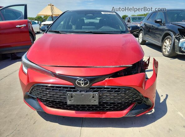 JTND4MBE7P3193340 2023 TOYOTA COROLLA Red Դիմացի տեսք