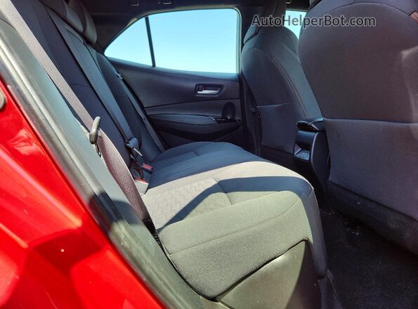 JTND4MBE7P3193340 2023 TOYOTA COROLLA Red Հետևի նստատեղերի տեսք