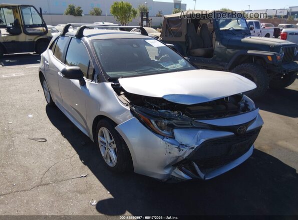 JTND4MBE8M3129352 2021 TOYOTA COROLLA Silver Vista interior trasera