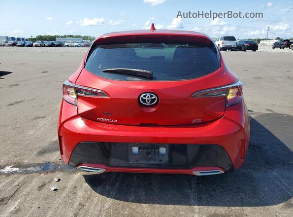 JTND4MBEXM3121057 2021 TOYOTA COROLLA Red Widok z tyłu