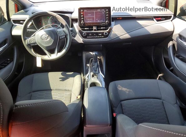 JTND4MBEXM3121057 2021 TOYOTA COROLLA Red Widok deski rozdzielczej