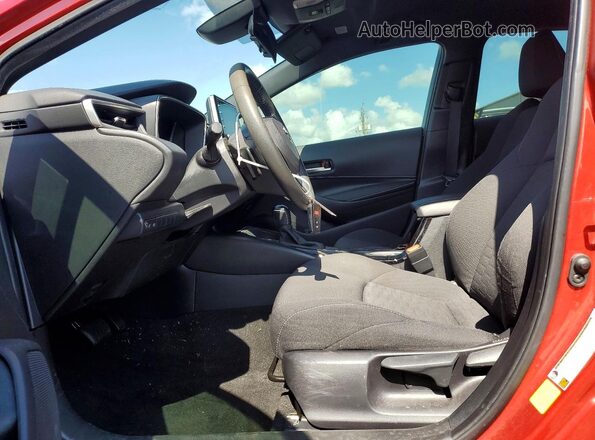 JTND4MBEXM3121057 2021 TOYOTA COROLLA Red Widok wnętrza z przodu