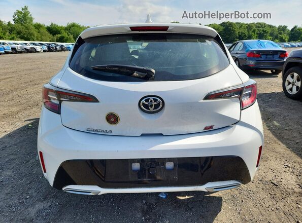 JTND4MBEXM3139252 2021 TOYOTA COROLLA White Rear view