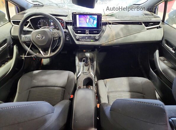 JTND4MBEXP3202547 2023 TOYOTA COROLLA Blue Dashboard view