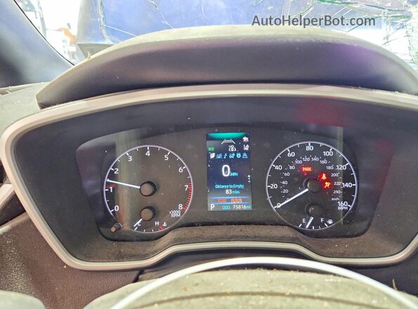 JTND4MBEXP3202547 2023 TOYOTA COROLLA Blue Instrument cluster view