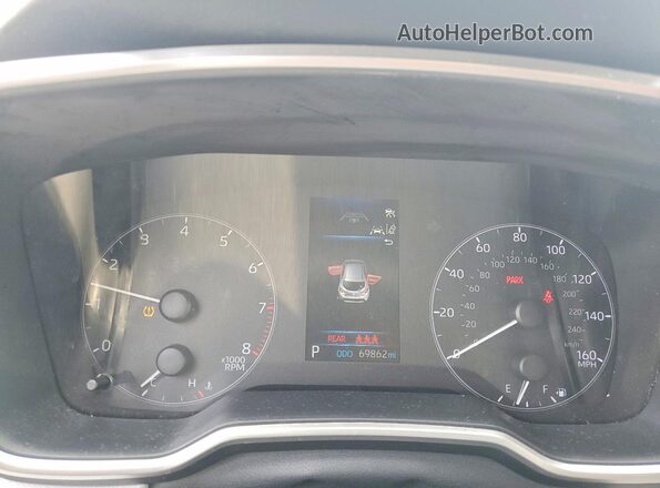 JTND4MBEXP3209756 2023 TOYOTA COROLLA Белый Вид щитка приборов