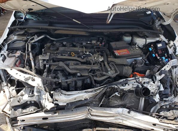 JTND4RBE2L3081374 2020 TOYOTA COROLLA White უკანა სალონის ხედი