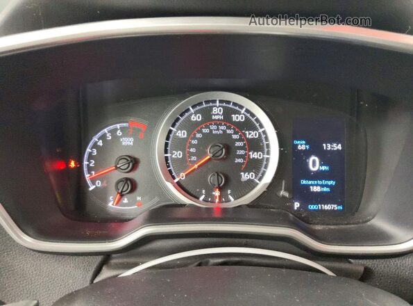 JTND4RBE8L3100820 2020 TOYOTA COROLLA Blue ხელსაწყოთა პანელის ხედი