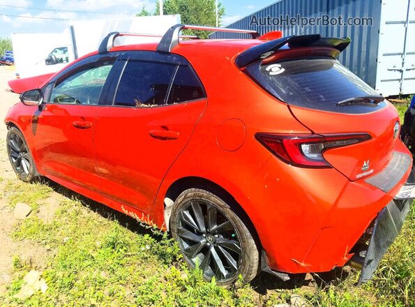 JTNK4MBE5P3199385 2023 TOYOTA COROLLA Orange Rear left