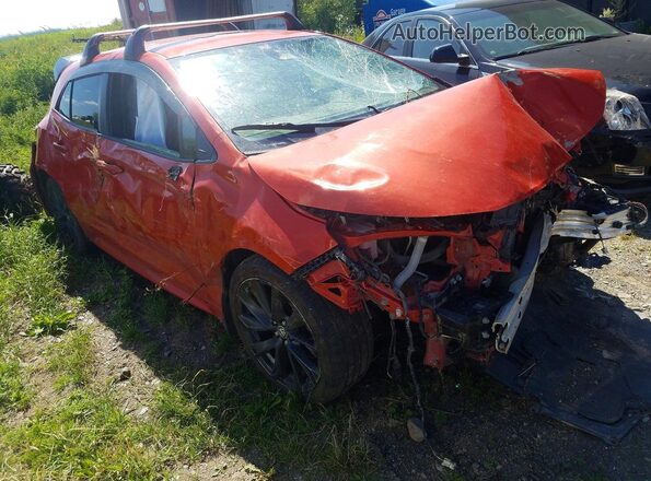 JTNK4MBE5P3199385 2023 TOYOTA COROLLA Orange Front right