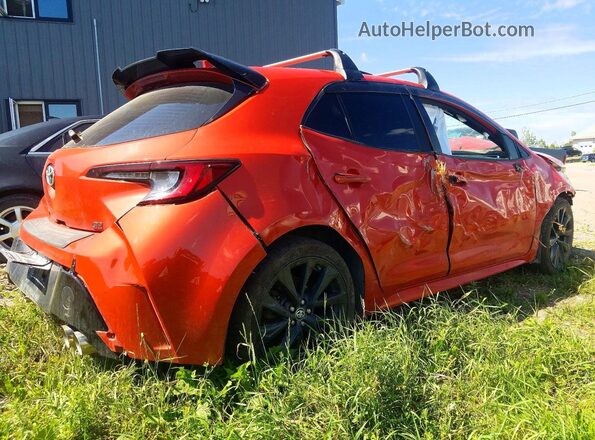 JTNK4MBE5P3199385 2023 TOYOTA COROLLA Orange Rear right