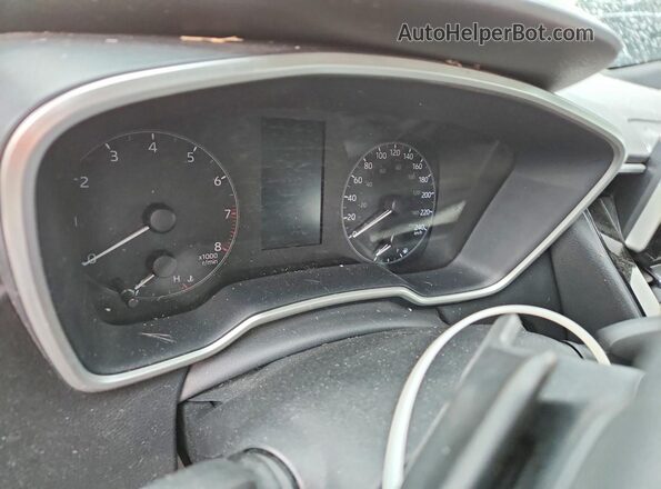 JTNK4MBE5P3206321 2023 TOYOTA COROLLA Silver Вид щитка приладів