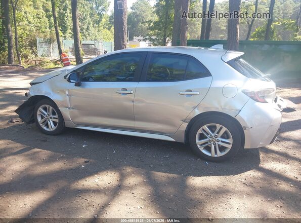 JTNK4RBE0K3039193 2019 TOYOTA COROLLA Серебряный Задняя левая четверть