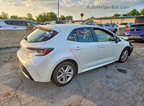 JTNK4RBE1K3046802 2019 TOYOTA COROLLA Белый Задняя правая четверть
