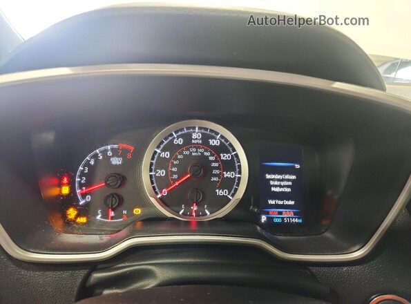 JTNK4RBE2K3029362 2019 TOYOTA COROLLA White Սարքավորումների վահանակի տեսք