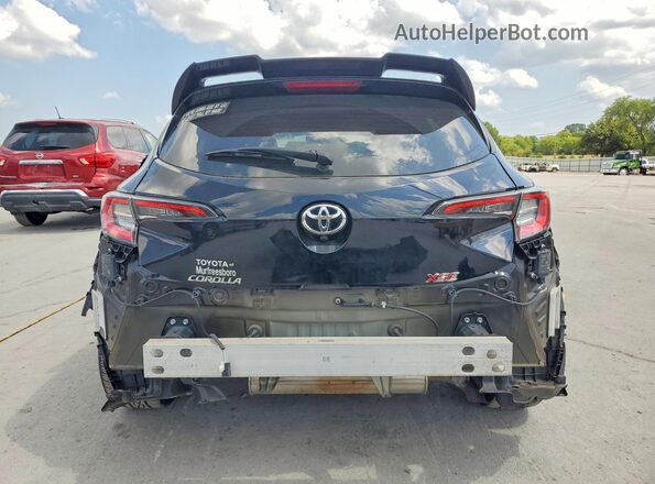 JTNK4RBE2K3037283 2019 TOYOTA COROLLA Black Вид ззаду