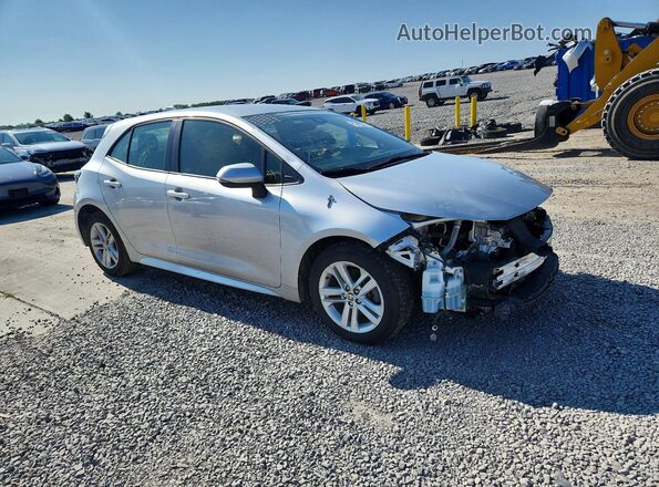 JTNK4RBE2K3057906 2019 TOYOTA COROLLA Silver Delantero derecho