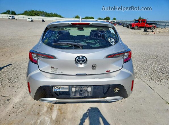 JTNK4RBE2K3057906 2019 TOYOTA COROLLA Silver Vista trasera