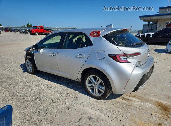 JTNK4RBE2K3057906 2019 TOYOTA COROLLA Silver Trasero izquierdo