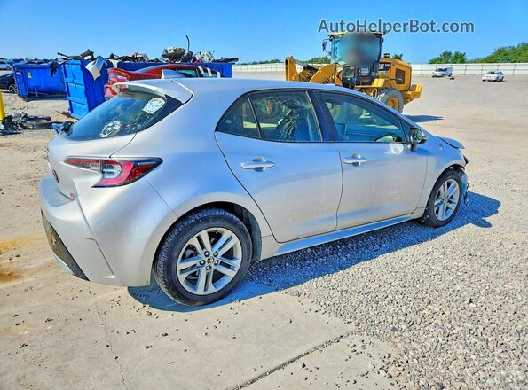 JTNK4RBE2K3057906 2019 TOYOTA COROLLA Silver Trasero derecho
