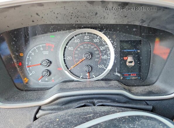 JTNK4RBE2K3057906 2019 TOYOTA COROLLA Silver Vista del cuadro de instrumentos