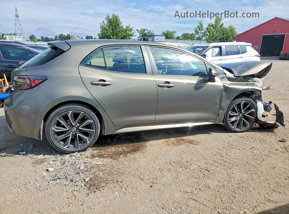 JTNK4RBE3K3037910 2019 TOYOTA COROLLA Gray Задня права чверть